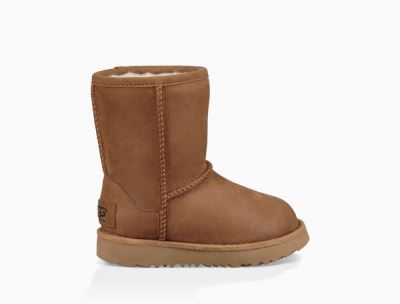 UGG Classic II Weather Short Toddlers Boots Chestnut/ Brown - AU 947FH